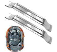 Mineup 2 Pièces Lame Tondeuse Lame Robot Tondeuse Compatible avec Stihl Robot Tondeus iMOW RMI 422 422P 422PC RMI 522 C et Viking iMow MI4 Series, Lam de Rechange pour Robo Tondeus, 20 cm