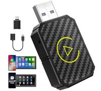 Mineup Adaptateur CarPlay sans Fil pour CarPlay et Android Auto, 2 en 1 Adaptateur sans Fil pour Androi Auto et CarPla, Compatible avec iOS 10 et Android 11, Connexion Stable