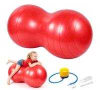 Mineup Ballon Gym Cacahuète, 90x45cm Ballon d'exercice, Ballo De Grossesse, Ballo De Yoga, Ball De Fitness Cacahuète, Peanut Ball pour Yoga, Pilates, Thérapie, Grossesse