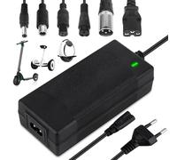 Mineup Chargeur Trotinette Electrique, 42V 2A Chargeur Trottinette, Chargeurs de Scooter, Chargeur Hoverboard avec 4 Ports, Chargeurs de Batterie pour M365 et Ninebot ES1 ES2, Scooter Électrique (EU)