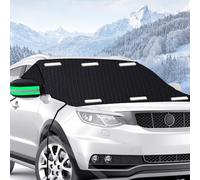 Mineup Couverture Pare-Brise Voiture, Bâche Pare Brise Protection Magnétique Protege Pare Brise Givre, Universelle pour Bache Voiture Anti Givre et Neige, Couverture Pare Brise Voiture(265 x 117 cm)