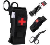 Mineup Garrot Tourniquet, 3 Pièces Tourniquet Tactique, Kit de bandage garrot, Tuyau de Premiers Secours, Bandage d'urgence pour sports de plein air, camping, randonnée, escalade