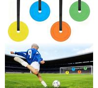 Mineup Lot De 4 Cibles D'agilité Réactives, 15CM Cibles D'entraînement De Football, Cibl De But De Footbal, avec Bandes Réglables Extra Longues pour Football, Lacrosse, Hockey, Baseball