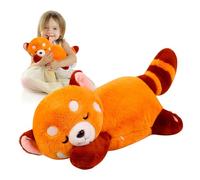 Mineup Panda Roux en Peluche, 35 cm Peluche Panda Roux, Red Panda Plush Kawaii, Peluche Panda Rouge, Panda Roux en Peluche Poupée, Animal en Peluche Panda, Peluches Pandas pour Fille Garçon Bébé