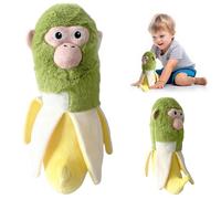 Mineup Peluche Canard Banane, 35 Cm Oreiller en Peluche Banane Canard, Jouet en Peluch De Canar Banan Cadeau pour Enfants Garçons Filles