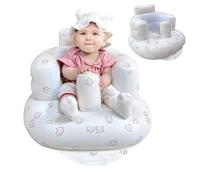 Mineup Siège gonflable pour bébés de 3 à 36 mois, pompe à air intégrée, canapé de soutien dorsal pour bébé, chaise d'été pour tout-petits, chaise de fête prénatale, siège au sol (lapin)