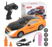 Mineup Télécommandée Drift 1:24 RC Car, 2,4 GHz Radiocommandée 30 km/h Monster Truck, Pivotante À 360° - Cadeau pour Enfants De 4-8 Ans