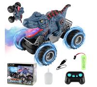 Mineup Voiture Télécommandée, 2,4 GHz 20 km/h Dinosaure Monster Truck Telecommande, 1:20 Dinosaures Monster Truck avec lumières et Sons, Rotation à 360°pour Enfants de 3, 4, 5, 6, 8, 10 Ans