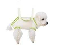Mineweii Hamac de toilettage imperméable pour chats et chiens - Lit de beauté sûr et confortable pour couper les ongles, le bain, le nettoyage des yeux (vert, L)