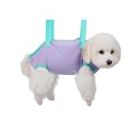 Mineweii Hamac de toilettage imperméable pour chats et chiens - Lit de beauté sûr et confortable pour couper les ongles, le bain, le nettoyage des yeux (violet, S)