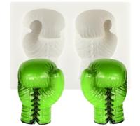MINFEIDMS Gants de boxe en silicone - Moules pour le sport - Pour décoration de gâteaux, cupcakes, sucre, artisanat, bonbons, chocolat, argile polymère