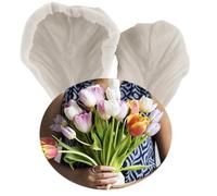 MINFEIDMS Moule À Fondant En Silicone En Forme De Pétales De Tulipe Pour Décoration De Gâteaux, Décoration De Cupcakes, Bonbons, Chocolat, Pâte À Gomme, Argile Polymère