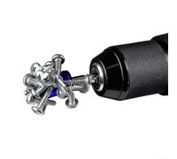 Minflora Anneau magnétique magnétique pour embouts de tournevis, magnétisme haute résistance pour éviter les chutes de vis, poignée antidérapante pour une meilleure précision (B)