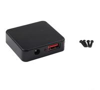 Minflora Boîtier régulateur d'énergie solaire, entrée 5-28 V avec sortie sélectionnable 5 V/9 V/12 V, module de boîte de jonction compact pour camping, randonnée, électronique en plein air