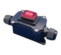Minflora Commutateur de bateau étanche IP67 30 A 250 V, 6 broches 3 positions bilatéral à réinitialisation automatique pour moteur et treuil, robuste à 3 voies pour interrupteur à bascule pour