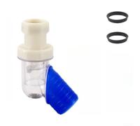 Minflora Connecteur de tuyau de vidange anti-odeur pour machine à laver, évier de cuisine, valve à gravité auto-scellante de 50 mm, raccord en plastique résistant aux fuites, joint multicouche, 13,8 x