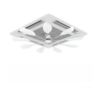 Minflora Déflecteur d'air pour climatisation, bouclier d'aération de plafond réglable avec 9 ailettes d'air, ABS anti-souffle redirecteur du flux d'air pour chambre à coucher (C)