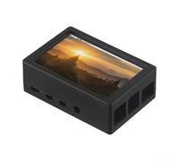 Minflora Écran LCD 3,5" pour Raspberry Pi avec étui, résolution 320 x 480, tactile résistif, rétroéclairage LED, pour Pi A/B/A+/B+/3B/3B+/4B pour Raspbian Ubuntu Kali pour projets Linux
