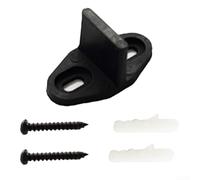 Minflora Guide de sol pour porte de grange avec mécanisme de clip réglable pour montage sur rail inférieur et contrôle d'alignement (matériau plastique)