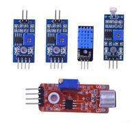 Minflora Kit de démarrage de capteur Arduino 16 pièces pour R3, Nano, Mega 2560, 328, Raspberry Pi, kit d'apprentissage électronique avec étui de rangement pour Makers