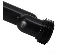 Minflora Kit d'extension de tuyau de chasse d'eau ABS D90/D 45 mm | Convient pour Geberit 405.116.00.1, réduit le temps d'installation, compatibilité sans couture, spécifique aux toilettes