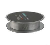 Minflora Ligne de pêche en fluorocarbone de 100 m pour un fonctionnement fluide et une haute résistance dans les configurations de pêche rapides et techniques (0,8-0,14 mm-1,9 kg, blanc)