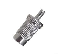 Minflora Lot de 2 composants de chevalet de guitare pour modèles EPI LP nécessitant l'importation vers un montage vintage avec goujons pour guitare de style LP, chrome (argent)