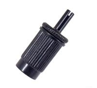 Minflora Lot de 2 composants de chevalet de guitare pour modèles EPI LP nécessitant l'importation vers un montage vintage avec goujons pour guitare de style LP, chrome (noir)