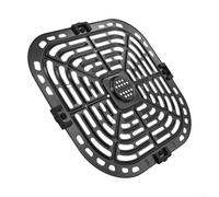 Minflora Lot de 5 accessoires pour friteuse à air, plateau de rechange de 23 x 24 cm avec 4 protections d'angle, ensemble de plaques de panier pour cuisine intérieure et extérieure