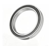 Minflora Roulement à billes non standard, 30 x 40 x 6 mm 2RS à double étanchéité, bague linéaire en acier à roulement élevé, finition argentée pour VTT, moteur industriel (pour 30407-2RS)