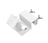 Minflora Support de gouttière en aluminium avec support pivotant à 360 degrés et verrouillage de la position d'inclinaison à 180 degrés