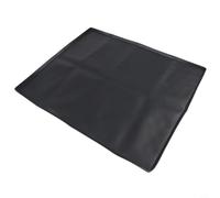 Minflora Tapis de siège de toilette et chaise percée en silicone antidérapant - Protection du sol et égouttoir pour soins aux personnes âgées et utilisation au chevet (60 x 50 cm, noir)