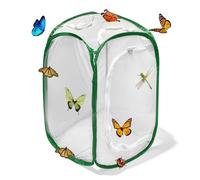 Minfuerang Cage d'habitat pour Insectes et Papillons,40 * 40 * 60cm(Vert) | Cage en Maille Pliable Insect pour la Protection des Plantes, Insectes
