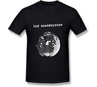 MING HONG Men's T-Shirts LCD Soundsystem Summer Short Sleeve