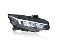 Mingbereit Avants Phares Phares à LED pour Civic X G10 2016-2021, feux de jour, clignotants, feux de route, projecteur Angel Eye, lentille Phares Feux