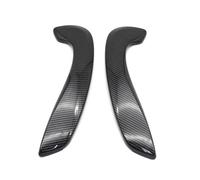 Mingbereit Poignée Intérieure Poignée de porte intérieure avant gauche droite avec couvercle, pour Megane 3 III pour Fluence 2008 - 2016 809600015R 197012651 Porte Poignée(Color:Handle Cover-Cabon 2)