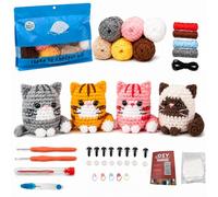 MINGBOLIN Kit Crochet Debutant Complet,Crochet Kit Crochet Débutant Kit Crochet Amigurumi Kit de Crochet Kits de Crochet Tricot Kits de Crochet