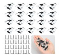 MINGBOLIN Roulettes pour Meubles,20 Pièces Mini Roulette Meuble Petite roulette Petites roulettes 0,5 pouce mini roulettes Sans Traces Au Sol,avec 40 Vis
