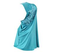 MINGCHE Bonnet classique unisexe de haute qualité, Hijab à double boucle, écharpe à enfiler et à enfiler, bleu, taille unique