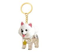 Mingchengheng Porte-Clés Poils d'animaux | Mignonne Boîte Rangement Souvenir | Porte-Clés Collection Poils De Chien | pour Vacances Trajets Quotidiens Portefeuille Sac à Main Cabas Sac