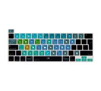 MiNGFi Protection Clavier Silicone ableton Live raccourcis pour MacBook Pro 13" M1/M2 A2338 (2020-2023), A2289 (2020), A2251 (2020-2021), Pro 16" A2141 (2019-2021) EU/ISO