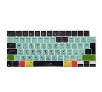 MiNGFi Silicone Photoshop raccourcis Protection Clavier pour MacBook Pro/Max 14/16" M1-M4(A3112 A3401 A3185 A2485 A2780 A2991 A3403 A3186) Air 13,6/15,3" M2-M4 A3113 A3240 A2941 A3114 A3241 EU/ISO