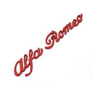 MINGFU 1 Pièces Emblème de Logo de Voiture pour Alfa Romeo Tonale 2022-2024, Autocollant D'insigne Lettres Emblem Décoration Voiture Autocollant Emblème,Red