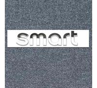 MINGFU Auto Emblèmes pour Smart Fortwo Coupe 1998-2006, Logo Insigne Emblème Autocollant Décalcomanies D'insigne Capot Décoratif Badge Tronc Logo