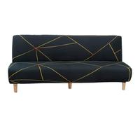 Mingfuxin Housse De Canapé-lit sans Bras, Housse De Futon Extensible en Spandex, 2-3 Places Élastique Bouclier De Couverture De Canapé De Canapé Pliant