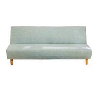 Mingfuxin Housse De Canapé-lit sans Bras, Housse De Futon Extensible en Spandex, 2-3 Places Élastique Bouclier De Couverture De Canapé De Canapé Pliant