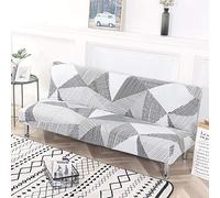 Mingfuxin Housse De Canapé-lit sans Bras, Housse De Futon Extensible en Spandex, 2-3 Places Élastique Bouclier De Couverture De Canapé De Canapé Pliant