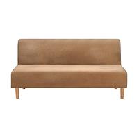 Mingfuxin Housses De Canapé-lit sans Bras, S'étirer Housse De Canapé Futon en Velours Épais Doux Confortable Housses De Canapé Pliantes sans Bras