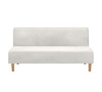 Mingfuxin Housses De Canapé-lit sans Bras, S'étirer Housse De Canapé Futon en Velours Épais Doux Confortable Housses De Canapé Pliantes sans Bras