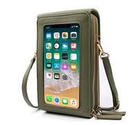 MINGHOO Sac à bandoulière pour femme avec bandoulière amovible, Vert1, Élégant